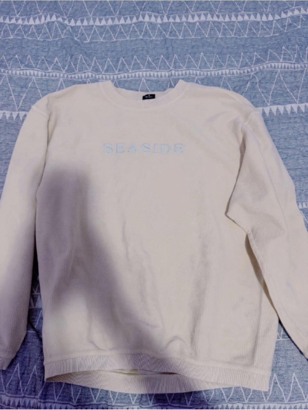 Seaside Cream Crewneck Sweatshirt